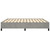  Bed Frame without Mattress Light Gray 76"x79.9" King Velvet A949-347360