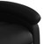  Massage Recliner Chair Black Faux Leather A949-371782