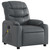  Massage Recliner Chair Grey Faux Leather A949-3206905