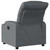  Massage Recliner Chair Grey Faux Leather A949-3206905