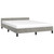  Bed Frame without Mattress Light Gray Full Velvet A949-347603