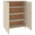  Shoe Cabinet HAMAR Honey Brown 33.5"x15.7"x42.5" Solid Wood Pine A949-340516