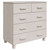  Sideboard HAMAR White 31.1"x15.7"x31.5" Solid Wood Pine A949-340421