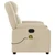  Massage Recliner Chair Cream Fabric A949-3206209
