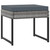  11 Piece Patio Dining Set with Cushions Poly Rattan Gray A949-313101