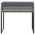  11 Piece Patio Dining Set with Cushions Poly Rattan Gray A949-313101