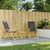  Folding Patio Reclining Chairs 2 pcs with Cushions Bamboo A949-365876