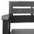  2-Seater Patio Bench with Cushions 52.4" Plastic Anthracite A949-45623