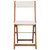  3 Piece Folding Bistro Set with Cushions Solid Acacia Wood A949-44014