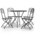  5 Piece Patio Dining Set Expanded Metal Mesh Anthracite A949-3084712