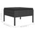  6 Piece Patio Lounge Set with Cushions Poly Rattan Black A949-3094373