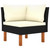  Corner Sofa Poly Rattan and Solid Eucalyptus Wood A949-315763