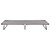  Folding Sun Lounger Gray Steel A949-47757