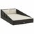  Garden Bed Black 43.3"x78.7" Poly Rattan A949-42667