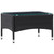  5 Piece Patio Lounge Set With Cushions Poly Rattan Black A949-45893
