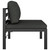  3 Piece Patio Sofa Set with Cushions Aluminum Anthracite A949-318307