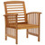  4 Piece Patio Lounge Set Solid Acacia Wood A949-3057971