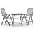  3 Piece Patio Dining Set Expanded Metal Mesh Anthracite A949-3084721