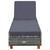  Sunbed with Cushion Poly Rattan Gray A949-310475