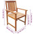  Patio Chairs 2 pcs Solid Acacia Wood Brown A949-42626