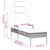  Sun Lounger with Canopy Black Poly Rattan A949-368196