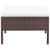  6 Piece Patio Lounge Set with Cushions Poly Rattan Brown A949-48935