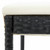  5 Piece Patio Bar Set Black Solid Wood Acacia and Poly Rattan A949-3295278
