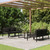  5 Piece Patio Lounge Set with Cushions Aluminum Anthracite A949-3107808