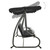  Outdoor Swing Bench with Canopy Anthracite A949-313339