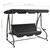  Outdoor Swing Bench with Canopy Anthracite A949-313339