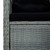  Patio Chairs with Cushions 2 pcs Poly Rattan Light Gray A949-313318