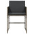  Patio Chairs with Cushions 4 pcs Gray Poly Rattan A949-4007477