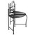  Tree Bench 59.1" Black Steel A949-318823