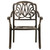  Patio Chairs 2 pcs Cast Aluminum Bronze A949-315567