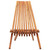  Folding Patio Lounge Chair Solid Acacia Wood A949-45974