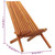  Folding Patio Lounge Chair Solid Acacia Wood A949-45974
