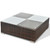  5 Piece Patio Lounge Set with Cushions Poly Rattan Brown A949-42099