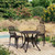  3 Piece Bistro Set Cast Aluminum Bronze A949-3070583