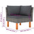  9 Piece Patio Lounge Set with Cushions Poly Rattan Gray A949-3059721