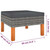  9 Piece Patio Lounge Set with Cushions Poly Rattan Gray A949-3059721