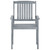  Patio Chairs with Cushions 8 pcs Solid Acacia Wood Gray A949-3078225
