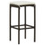  5 Piece Patio Bar Set with Cushions Brown A949-3067962