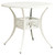 Patio Table White 35.4"x35.4"x29.1" Cast Aluminum A949-315587