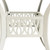  Patio Table White 35.4"x35.4"x29.1" Cast Aluminum A949-315587