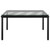  6 Piece Patio Lounge Set with Cushions Black PVC A949-48589