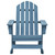  Patio Adirondack Rocking Chair Solid Fir Wood Blue A949-315885
