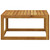  2 Piece Patio Sofa Set with Cushion Solid Acacia Wood A949-311858