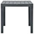  Patio Table with 2 Benches Plastic Anthracite A949-48778
