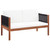  4 Piece Patio Lounge Set Solid Acacia Wood A949-46343