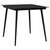  5 Piece Patio Dining Set Cotton Rope and Steel Black A949-48569